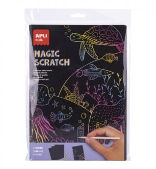 Apli Kids : Zestaw wydrapywanek  Magic Scratch A4