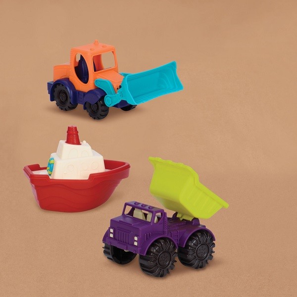 B. Toys : Zestaw 3 mini pojazdów Loaders & Floaters