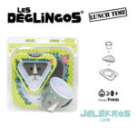 Les Deglingos : 3 częściowy zestaw z melaminy Lew Jelekros