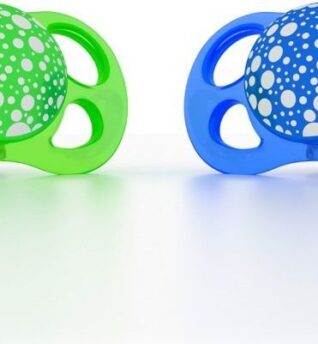 Twistshake : Smoczki Mini 0m+ zielony/niebieski