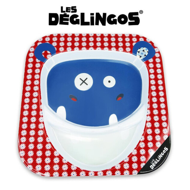 Les Deglingos : Talerz z melaminy Hipopotam Hippipos