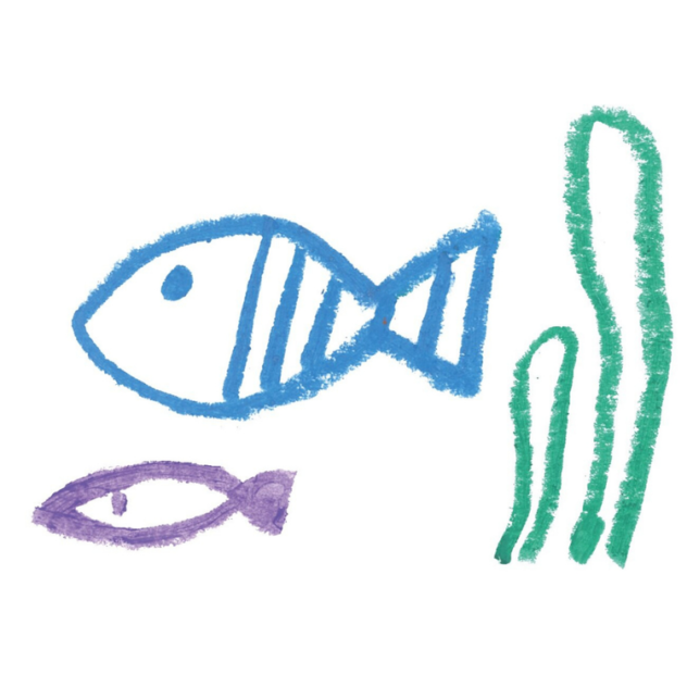 Kitpas : Kredki do malowania w wannie zestaw 3 szt. rybia łuska