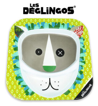 Les Deglingos : Talerz z melaminy Wilk BigBos